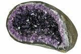 Sparkly, Dark Purple Amethyst Geode - Uruguay #151329-3